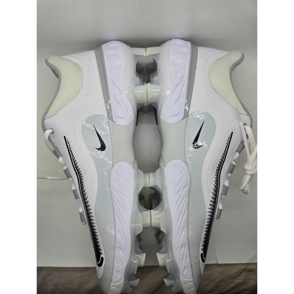 Nike Alpha Huarache Elite 4 Low MCS Baseball Cleats Men\'s 14 White dx6962-100 main image 5